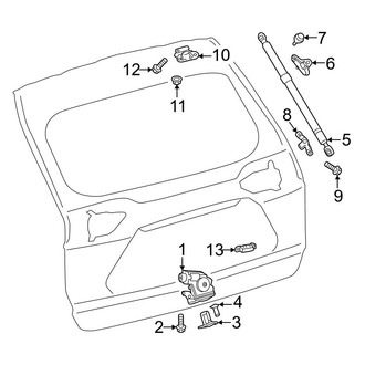 Toyota OE - Lift Gate - Lock & Hardware (W/O Power)