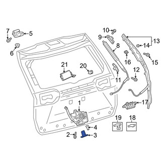 Toyota OE - Rear Liftgate Lock Striker Plate