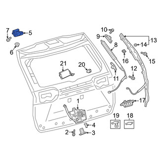 Toyota OE - Rear Liftgate Hinge