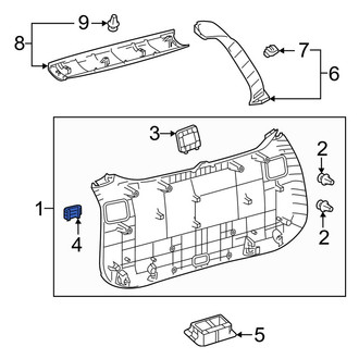 Toyota OE - Liftgate Trim Cap