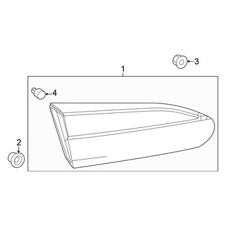Toyota OE - Rear Lamps - Backup Lamps
