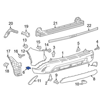 Toyota OE - Fog Light Trim Nut