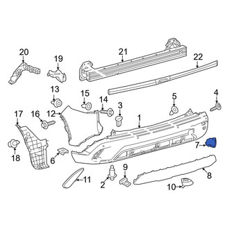Toyota OE - Rear Tow Eye Cap