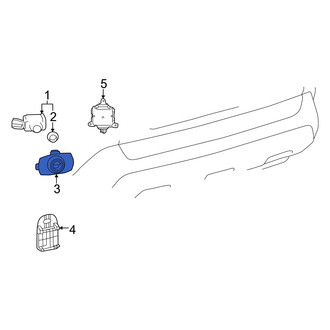 Toyota OE - Rear Outer Parking Aid Sensor Housing