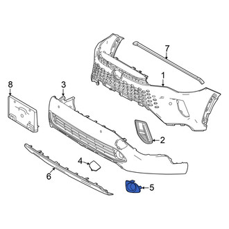 Toyota OE - Front Left Fog Light Cover