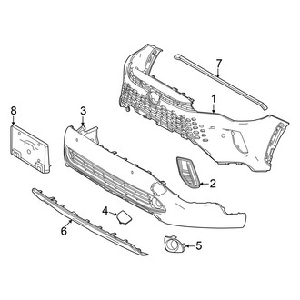 Toyota OE - Front Bumper & Grille - Bumper & Components (Covers & Trim)