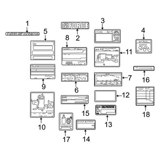 Toyota OE - Information Labels - Labels