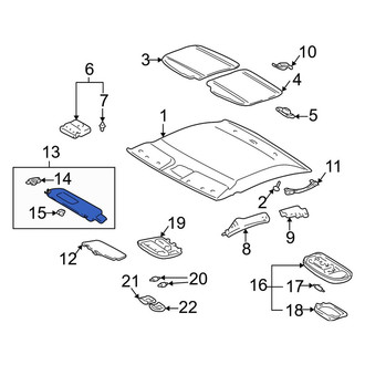 Toyota OE - Left Sun Visor