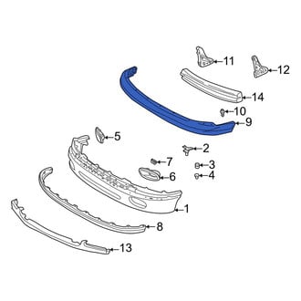 Toyota OE - Front Bumper Cover