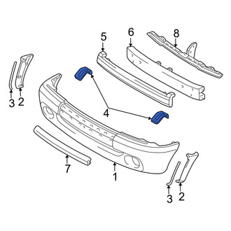 Toyota OE - Front Bumper Cover Bracket