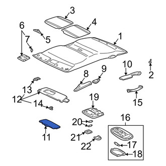Toyota OE - Left Sun Visor