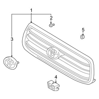 Toyota OE - Grille & Components