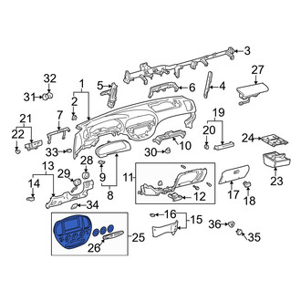 Toyota OE - Instrument Panel Bezel