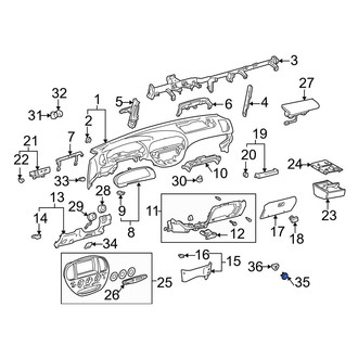 Toyota OE - Instrument Panel Cover