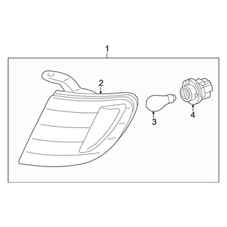 Toyota OE - Front Lamps - Signal Lamps