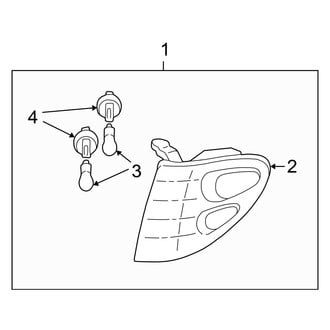 Toyota OE - Front Lamps - Signal Lamps (Double Cab)