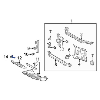 Toyota OE - Radiator Mount Bracket