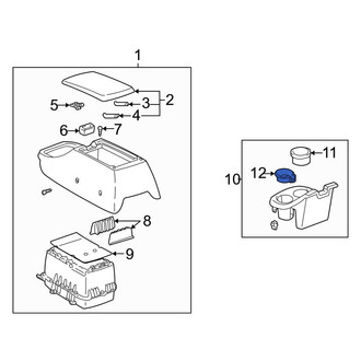 Toyota OE - Console Cup Holder