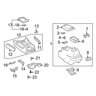 Toyota OE - Glove Box Housing Screw