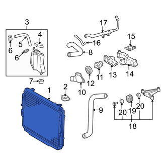 Toyota OE - Radiator