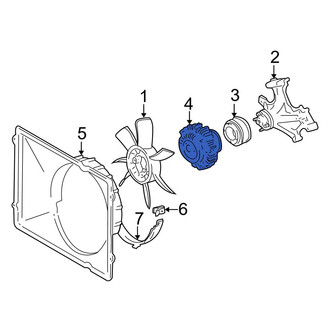 Toyota OE - Engine Cooling Fan Clutch