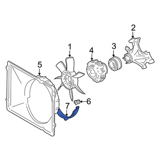 Toyota OE - Engine Cooling Fan Shroud