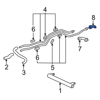 Toyota OE - Automatic Transmission Oil Cooler End Fitting
