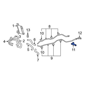 Toyota OE - Automatic Transmission Oil Cooler End Fitting