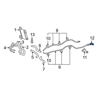 Toyota OE - Automatic Transmission Oil Cooler End Fitting