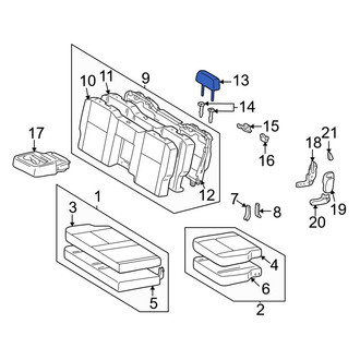 Toyota OE - Front Headrest