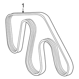 Toyota OE - Cooling - Belts (4.7L)