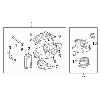Toyota OE - Air Conditioner & Heater - Heater (3.4L)