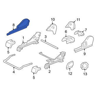 Toyota OE - Left Inner Seat Track Cover