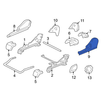 Toyota OE - Left Outer Seat Track Cover