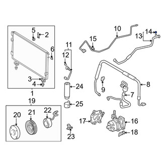 Toyota OE - A/C Service Valve Cap