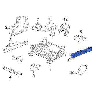 Toyota OE - Left Outer Seat Trim Panel