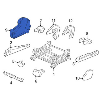Toyota OE - Left Inner Seat Track Cover