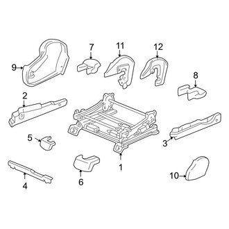 Toyota OE - Seats & Tracks - Tracks & Components (Bucket Seats, Power, Driver Side), (Limited / SR5)