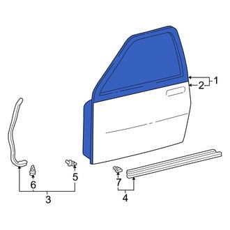 Toyota OE - Front Left Door Shell