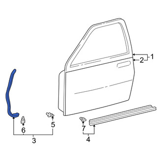 Toyota OE - Front Left Upper Door Shell Seal