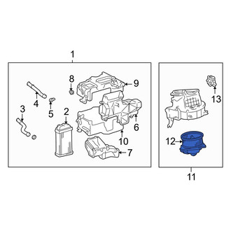 Toyota OE - HVAC Blower Motor Assembly