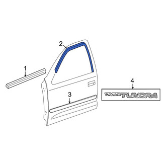 Toyota OE - Front Left Door Reveal Molding