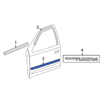 Toyota OE - Front Left Door Molding