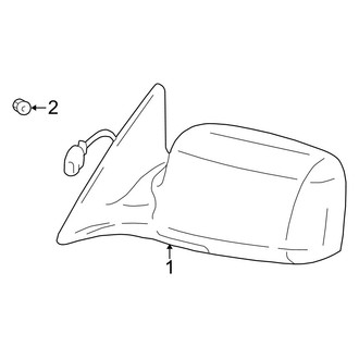 Toyota OE - Front Door - Outside Mirrors