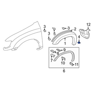 Toyota OE - Wheel Arch Flare Nut