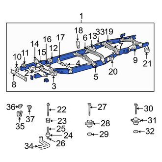 Toyota OE - Frame Rail