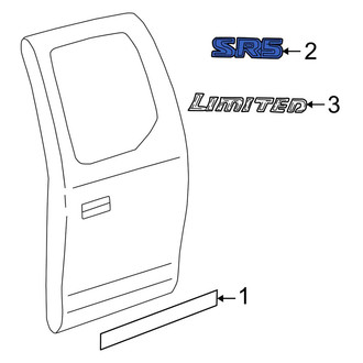 Toyota OE - Door Emblem