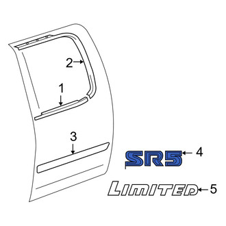Toyota OE - Door Emblem