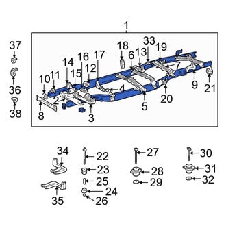 Toyota OE - Frame Rail