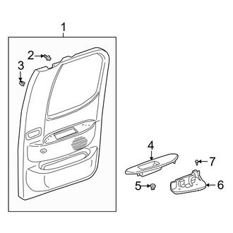 Toyota OE - Rear Door - Interior Trim